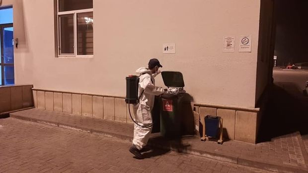 Bakı Limanı dezinfeksiya tədbirlərinə başladı: Koronovirusla əlaqədar – FOTO