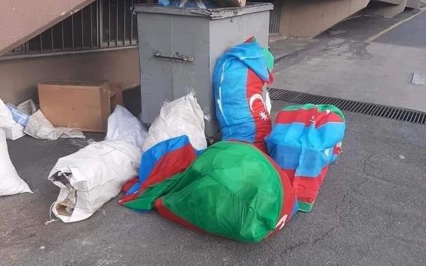 Türkiyədə Azərbaycan bayrağı belə təhqir edildi – VİDEO