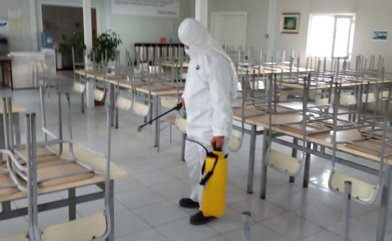 Dəniz Nəqliyyatı Donanmasında dezinfeksiya işləri aparılıb
