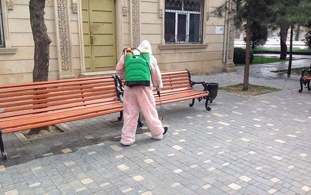 Nərimanov rayonunda dezinfeksiya tədbirləri davam edir – Foto