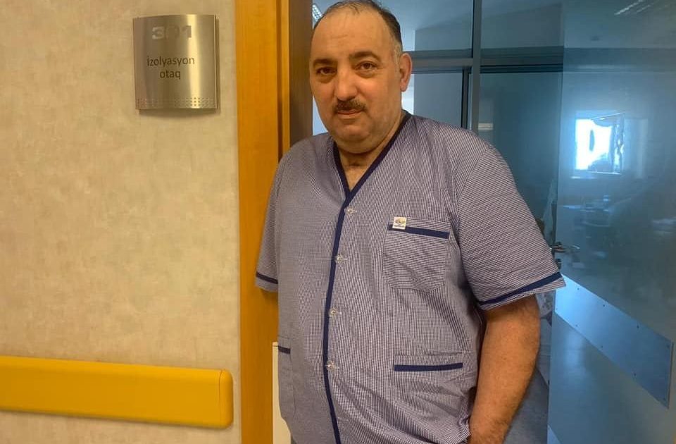 Bəhram Bağırzadə xəstəxanadan görüntüsünü paylaşdı – FOTOLAR