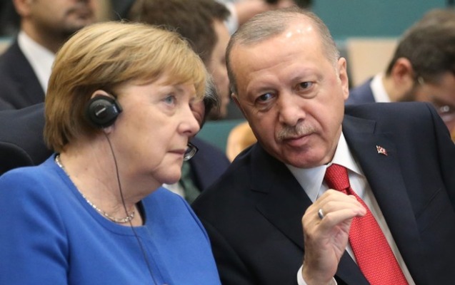 Ərdoğanla Merkel arasında telefon danışığı oldu 1 Ərdoğanla Merkel arasında telefon danışığı oldu