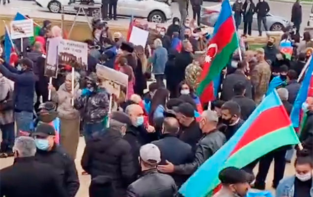 Ağdamla bağlı Şəhidlər Xiyabanında qələbə yürüşü – Video