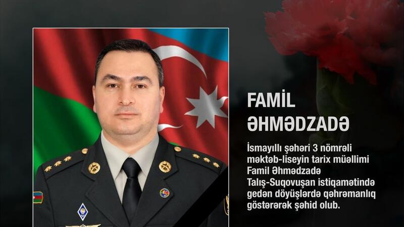 Təhsil Nazirliyi müəllimin şəhid olması barədə məlumat yaydı