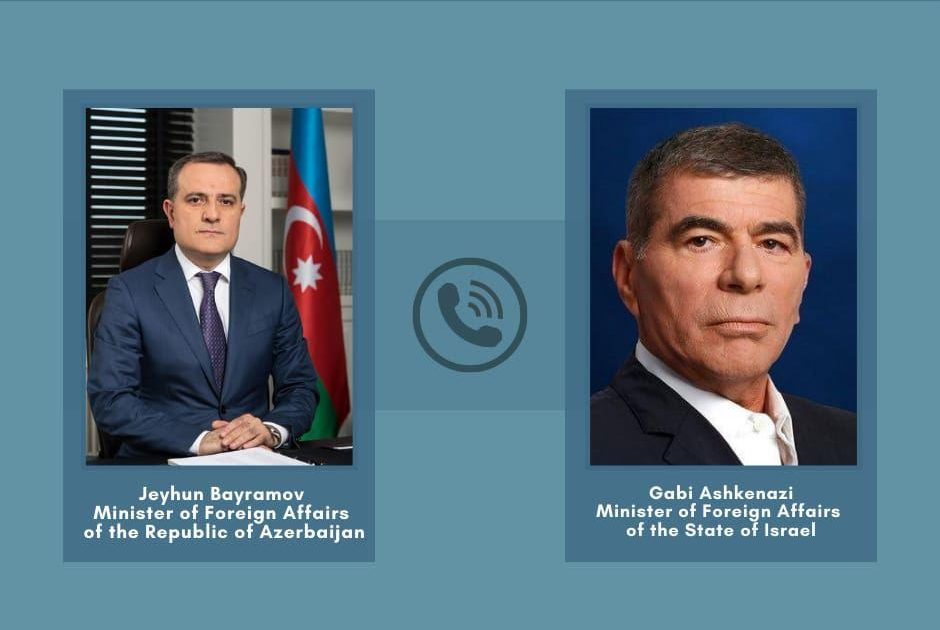 Azərbaycan və İsrail xarici işlər nazirləri arasında telefon danışığı olub