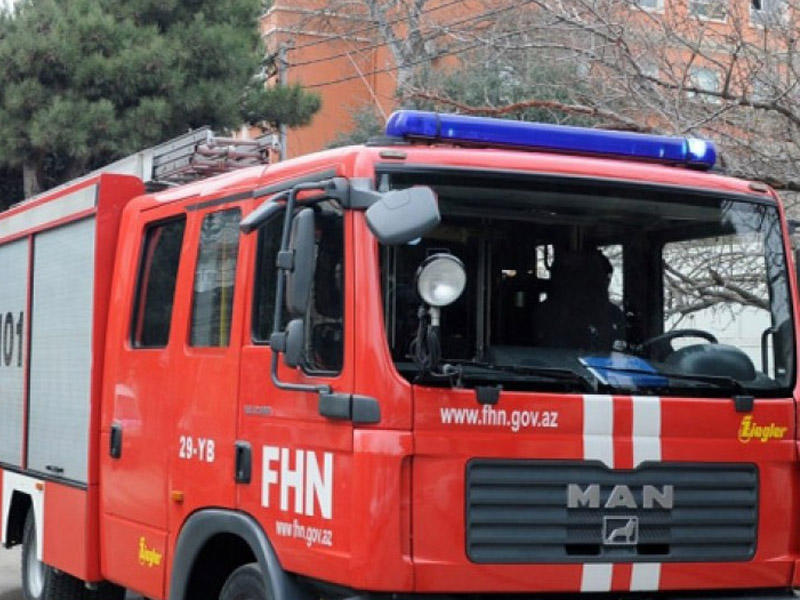 Paytaxtda ofisdə yanğın olub