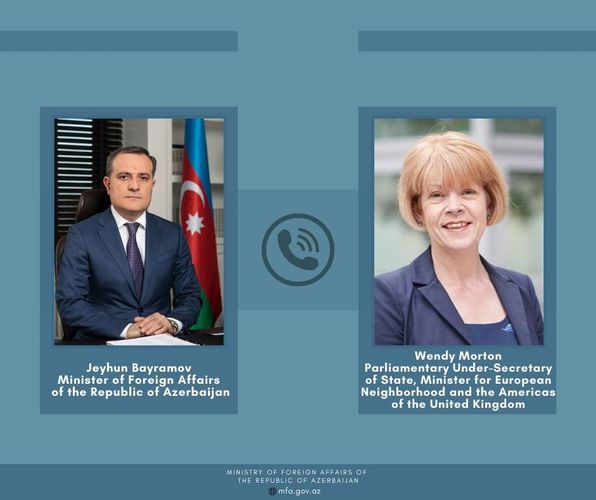 Ceyhun Bayramov Britaniyanın Amerika üzrə Dövlət Naziri ilə telefonla danışıb 1 Ceyhun Bayramov Britaniyanın Amerika üzrə Dövlət Naziri ilə telefonla danışıb