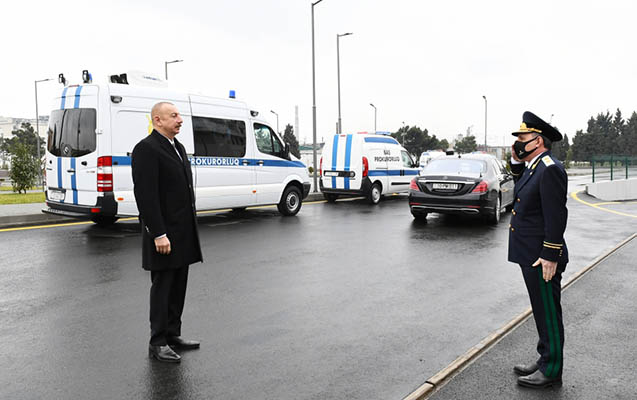 Prezident Baş Prokurorluğun yeni binasının açılışında iştirak edib