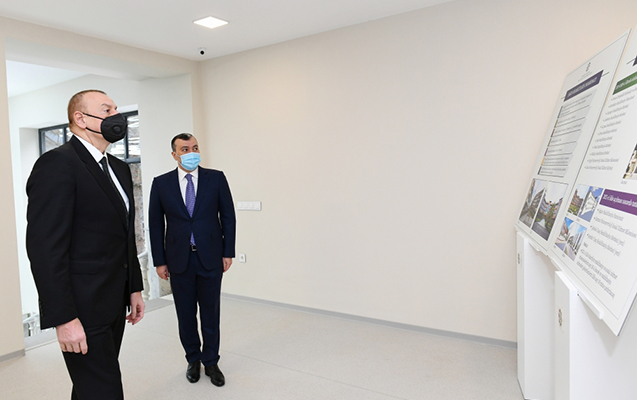 Prezident Şağan Reabilitasiya Pansionatının açılışını etdi – FOTO