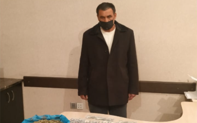 Lənkəranda ərzaq dükanında narkotik gizlədən şəxs saxlanıldı