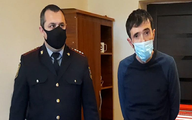 Bakıda qumbara gəzdirən şəxs saxlanıldı – Foto