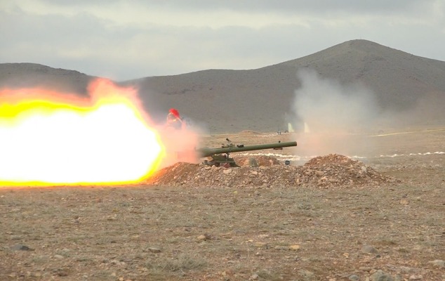 Əlahiddə Ümumqoşun Ordunun tank əleyhinə bölmələrində ixtisas toplantısı keçirilir – Video