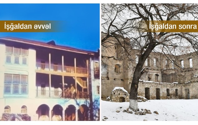 Təhsil naziri ermənilərin Tuğda dağıtdığı məktəbdən yazdı