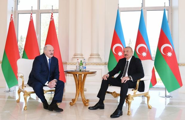 İlham Əliyev Lukaşenko ilə Qarabağın bərpasını müzakirə etdi