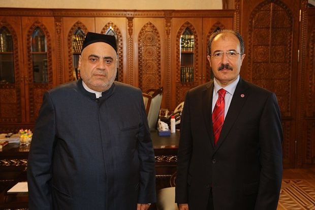 Türkiyə səfiri Allahşükür Paşazadə ilə görüşdü - FOTO 1 image-allahsukur