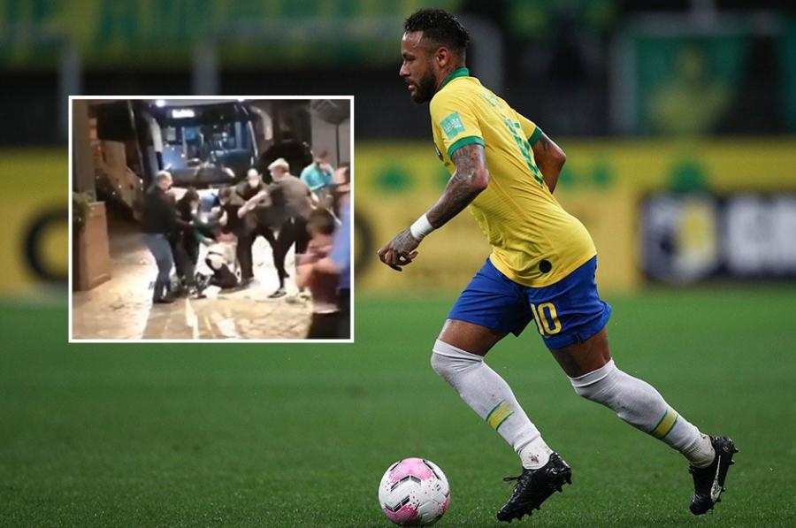 Neymar millinin düşərgəsində hücuma məruz qaldı – Video