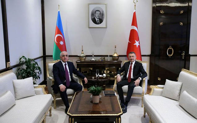 Əli Əsədov Fuat Oktaya təbrik məktubu göndərib