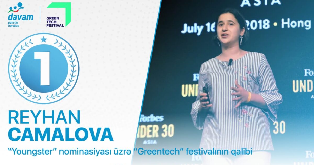 “Davam”-ın İdarə Heyətinin üzvü dünya miqyaslı “Yaşıl Mükafatlar” nominasiyasının qalibi oldu 1 image-reyhandavam