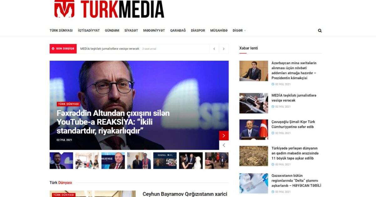 Azərbaycanda yeni xəbər saytı fəaliyyətə başladı: Türk dünyası daha yaxın olacaq! 1 image-img-20210702-wa0012