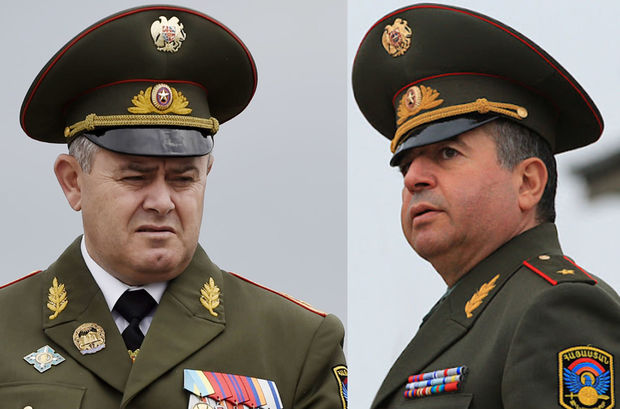 Erməni generallar Baş Qərargah rəisinin kabinetinin altını-üstünə çevirdi 1 image-ermenigenerallar
