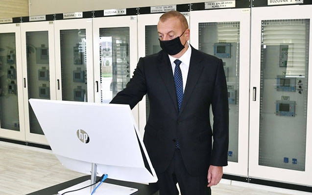 Prezident yarımstansiyanın açılışında - Fotolar 7 image-stansiya