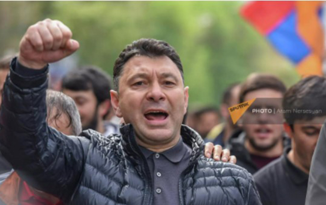 Eduard Şarmazanov İrəvandakı aksiyada saxlanıldı 1 image-sarmazanov
