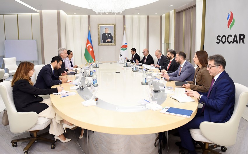 SOCAR prezidenti Dünya Bankının Cənubi Qafqaz üzrə regional direktoru ilə görüşüb