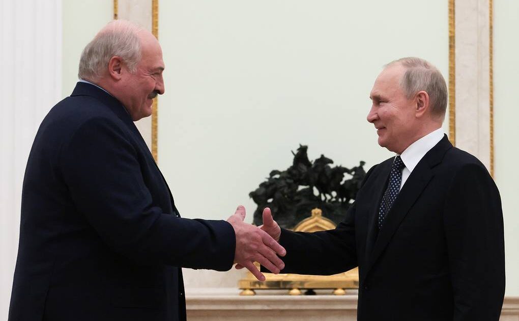 Putin və Lukaşenko Kremldə danışıqlar aparıb 1 image-1388371