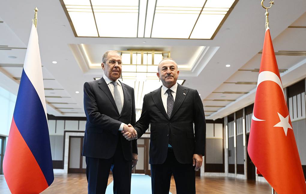 Ankarada Lavrov və Çavuşoğlu arasında danışıqlar başlayıb