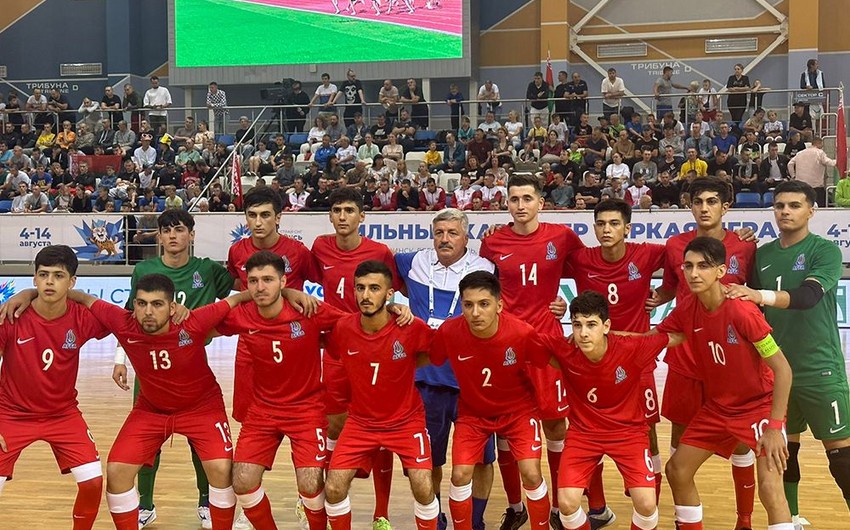 Azərbaycanın futzal yığması II MDB oyunlarında çıxışını başa vurub