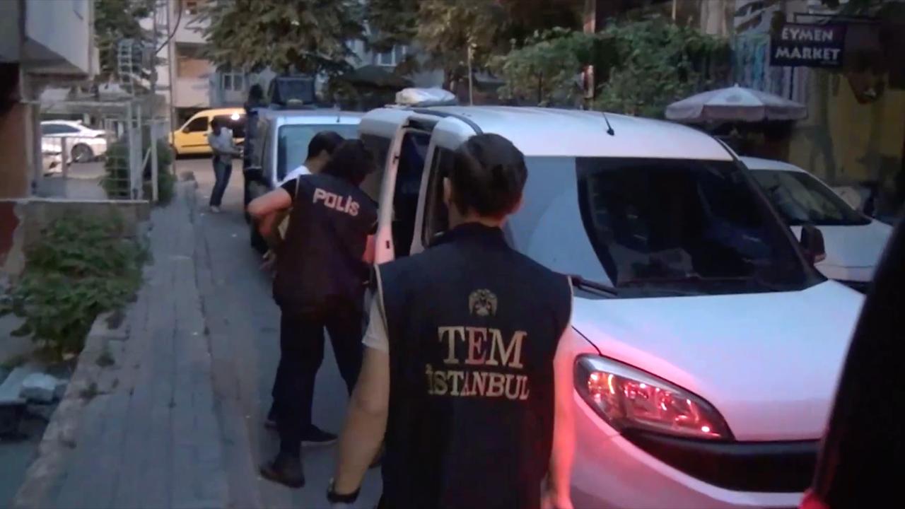 İstanbulda terror təşkilatına qarşı keçirilən əməliyyat zamanı 7 şübhəli saxlanıldı