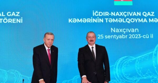 İğdır-Naxçıvan qaz kəmərinin təməlinin qoyulması mərasimi... 7 image-foto6