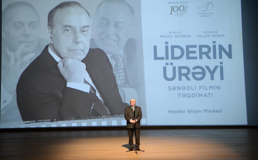 Heydər Əliyev Mərkəzində “Liderin ürəyi” sənədli filmi təqdim olunub - FOTOLAR 9 image-foto30