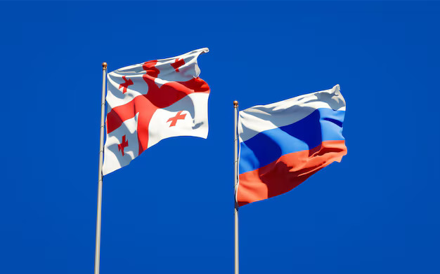 Rusiya Gürcüstanla münasibətləri normallaşdırmağa hazırdır 1 image-beautiful-national-state-flags-georgia-russia-together-blue-sky-3d-artwork_337817-4528
