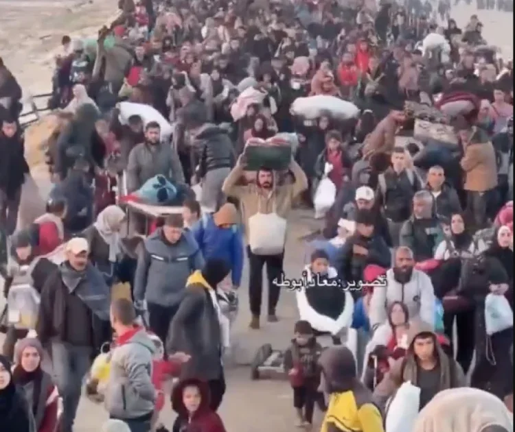 Fələstinlilər Qəzza zolağının şimalına qayıdırlar 1 image-1