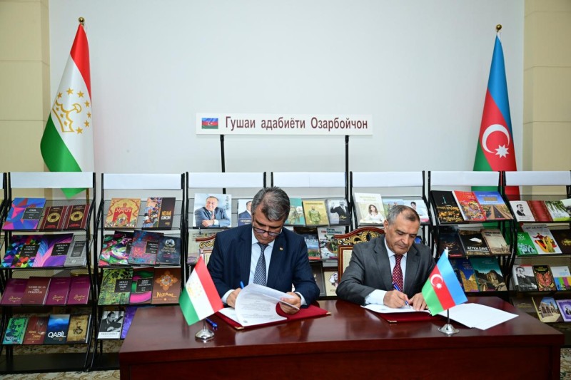 Tacikistan və Azərbaycan Milli kitabxanaları arasında memorandum imzalandı - FOTO 3 image-tgcijpg-1747893878-1
